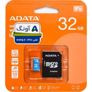 رم موبایل ای دیتا (ADATA) مدل 32GB Micro 100MB/S A1 V10 خشاب دار